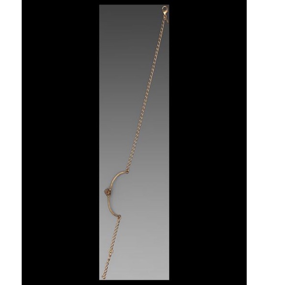 Adorable Brass Arrowhead Wrap Chain Cuff - Picture 7 of 7